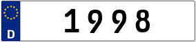 Truck License Plate